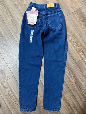 Vintage Lee Relaxed Fit Jeans USA Made Dark Wash Tapered Mom Jeans Medium 3